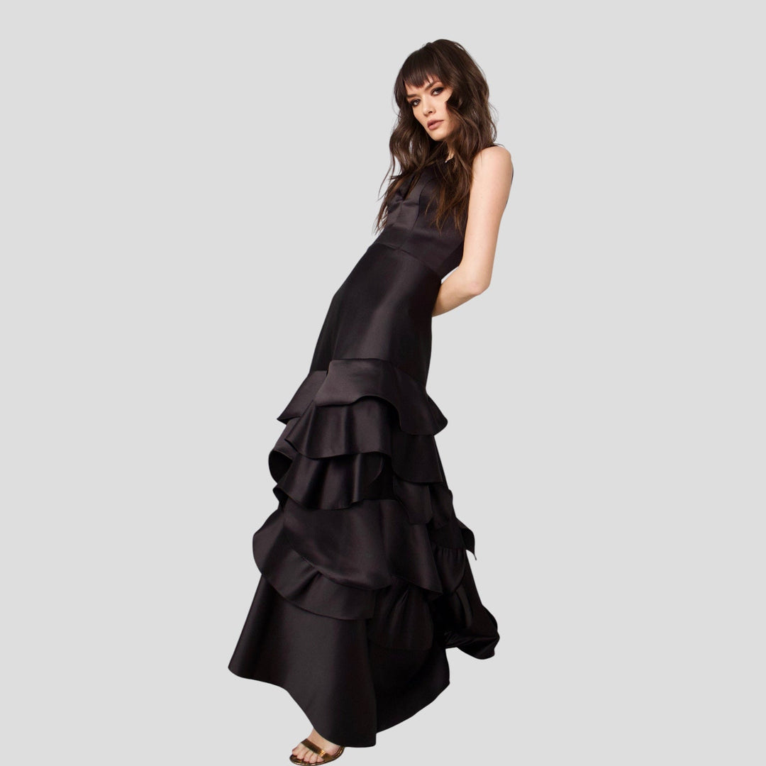 Rochie lunga tafta ROXEVA