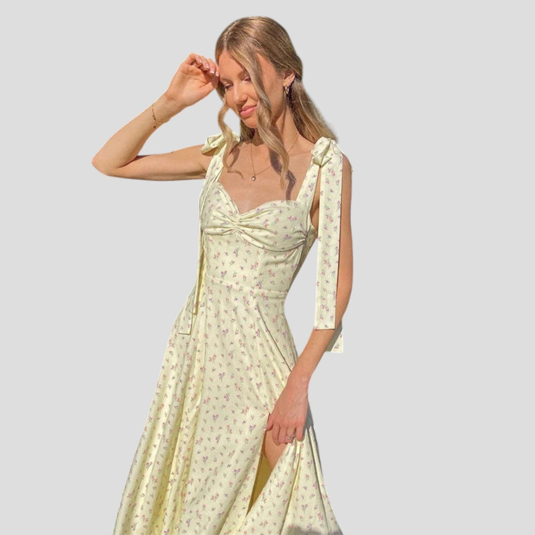 Sonia – Rochie Damă Elegantă cu Model Floral și Croi Avantajos