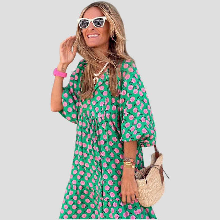 Sylvie – Rochie de Damă Lungă Boho Elegantă